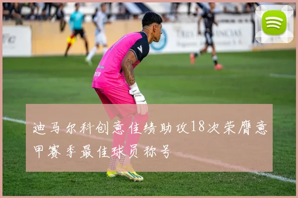 迪马尔科创意佳绩助攻18次荣膺意甲赛季最佳球员称号